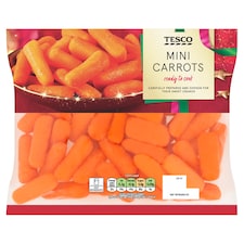 Tesco Mini Carrots 650g