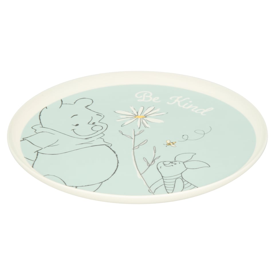 image 1 of Tesco Green Disney Winnie The Pooh Dinner Plate