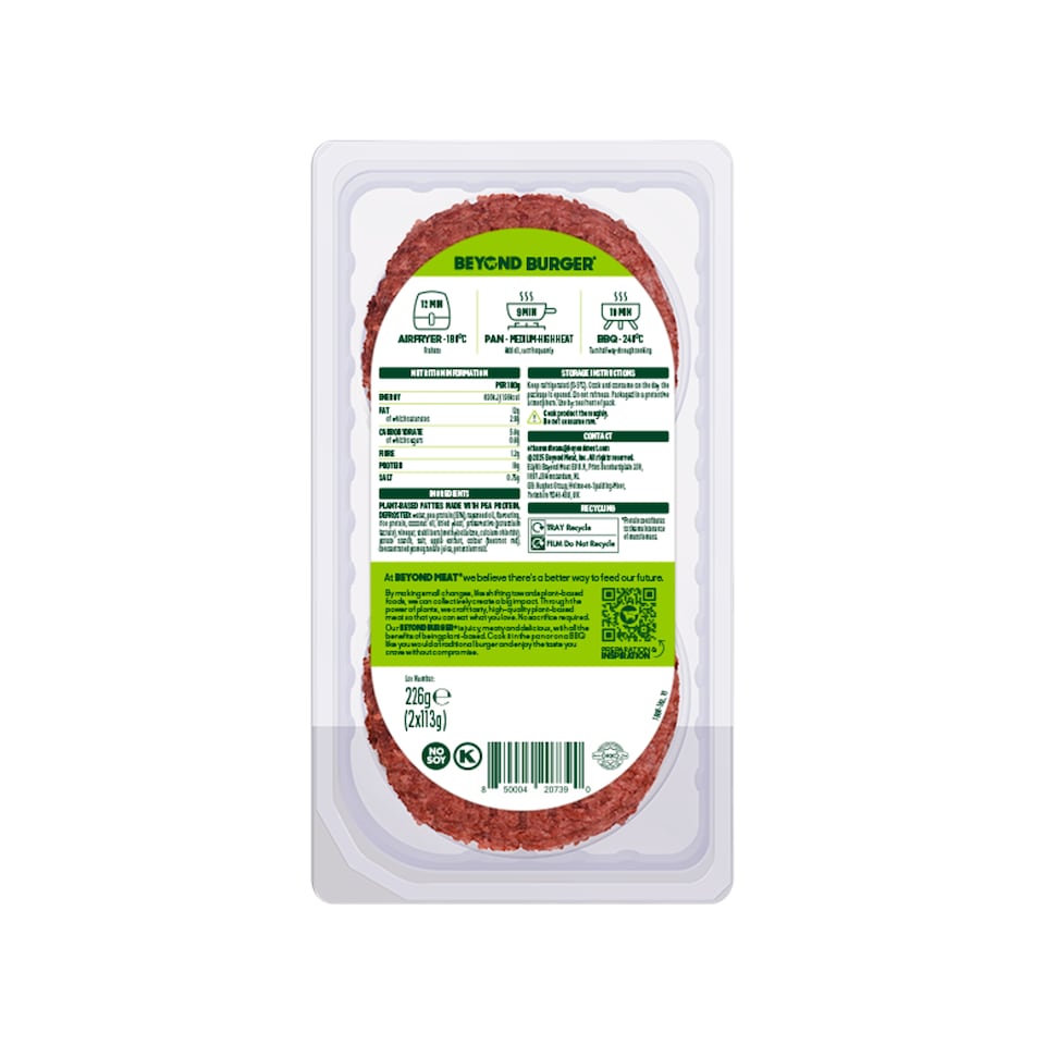 image 1 of Beyond Burger Plant Based Patties 226G