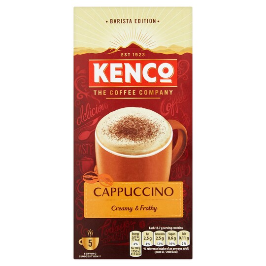 Kenco Cappuccino Sachet Tesco Groceries