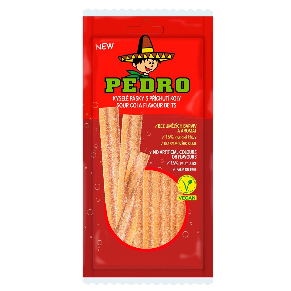 Pedro Kyselé pásky s příchutí koly 80g