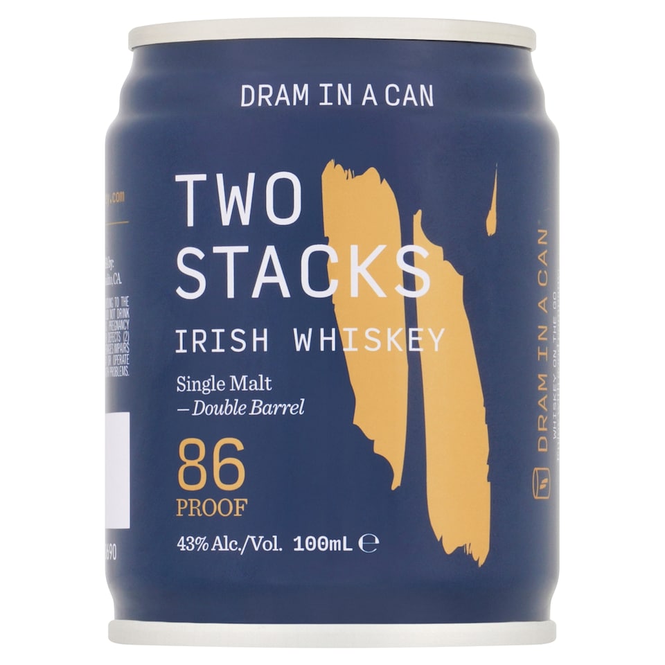 Two Stacks Single Malt Irish Whiskey 100Ml