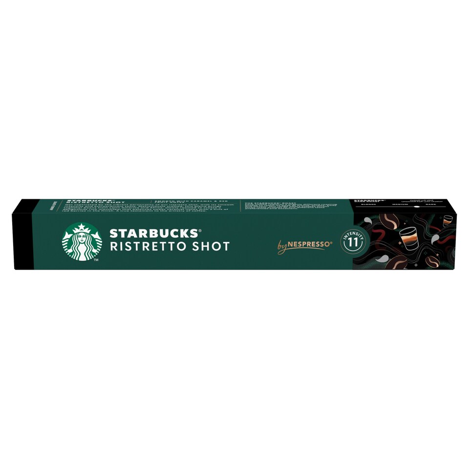 image 1 of Starbucks by Nespresso Ristretto Shot 10 Coffee Capsules 57g