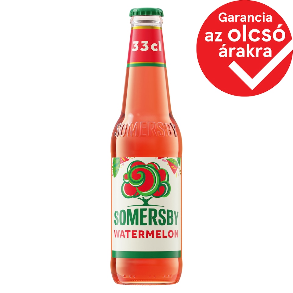 Somersby Watermelon cider almalé alapú szénsavas, alkoholos ital görögdinnye ízesítéssel 4,5% 330 ml