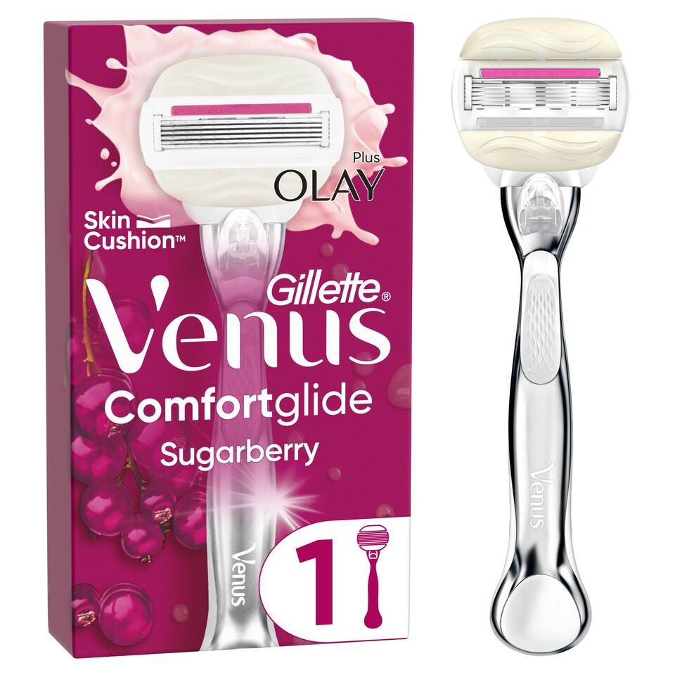 image 1 of Venus Comfortglide Sugarberry plus Olay Razor-  x1 Blade