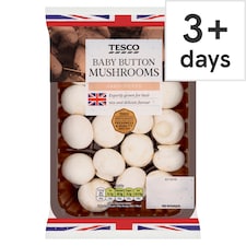 Tesco Baby Button Mushrooms 200G