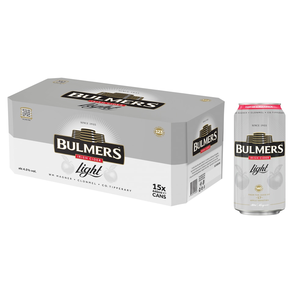 image 1 of Bulmers Light 15 x 440ml