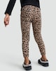 image 3 of F&F Girls Leopard Print Fleece Lined Leggings in Multi