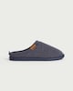 image 1 of F&F Herringbone Mule Slippers in Navy