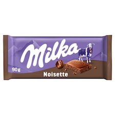 Milka Alpine Milk Chocolate with Hazelnut Paste 90 g