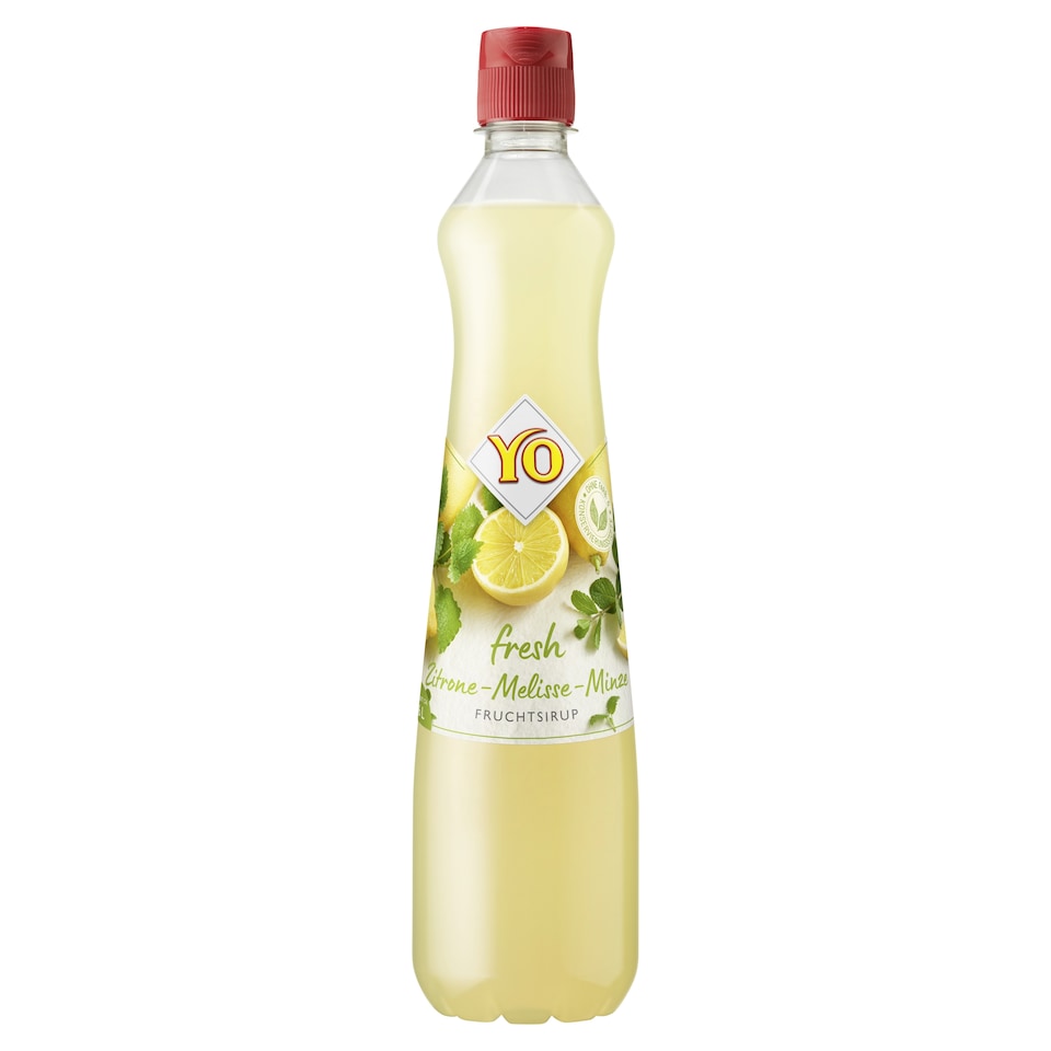 Yo Fresh sirup s příchutí citronu meduňky a máty 0,7l