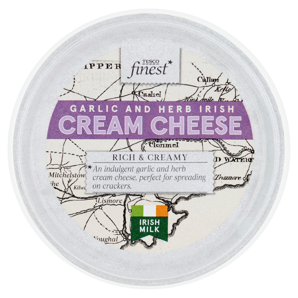 Tesco Finest Herb and Garlic Cream Cheese 180g