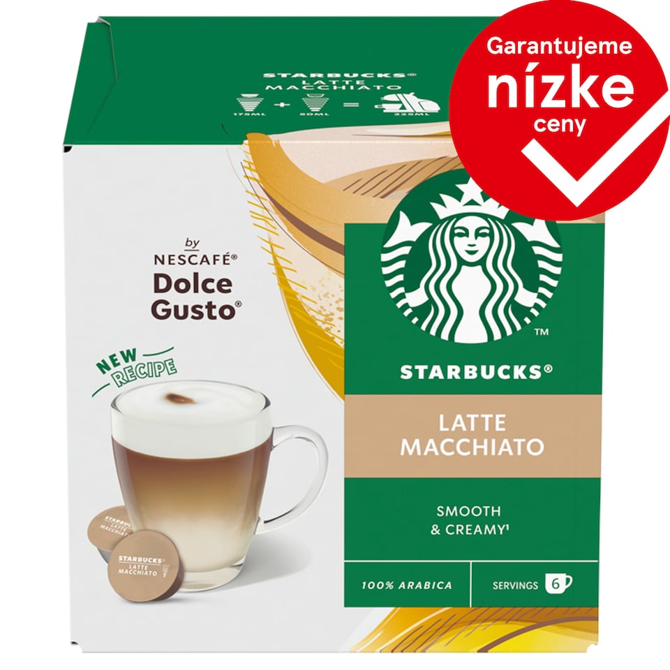 obrázok 1 z STARBUCKS Latte Macchiato by NESCAFÉ Dolce Gusto - 12 kapsúl (6 šálok)