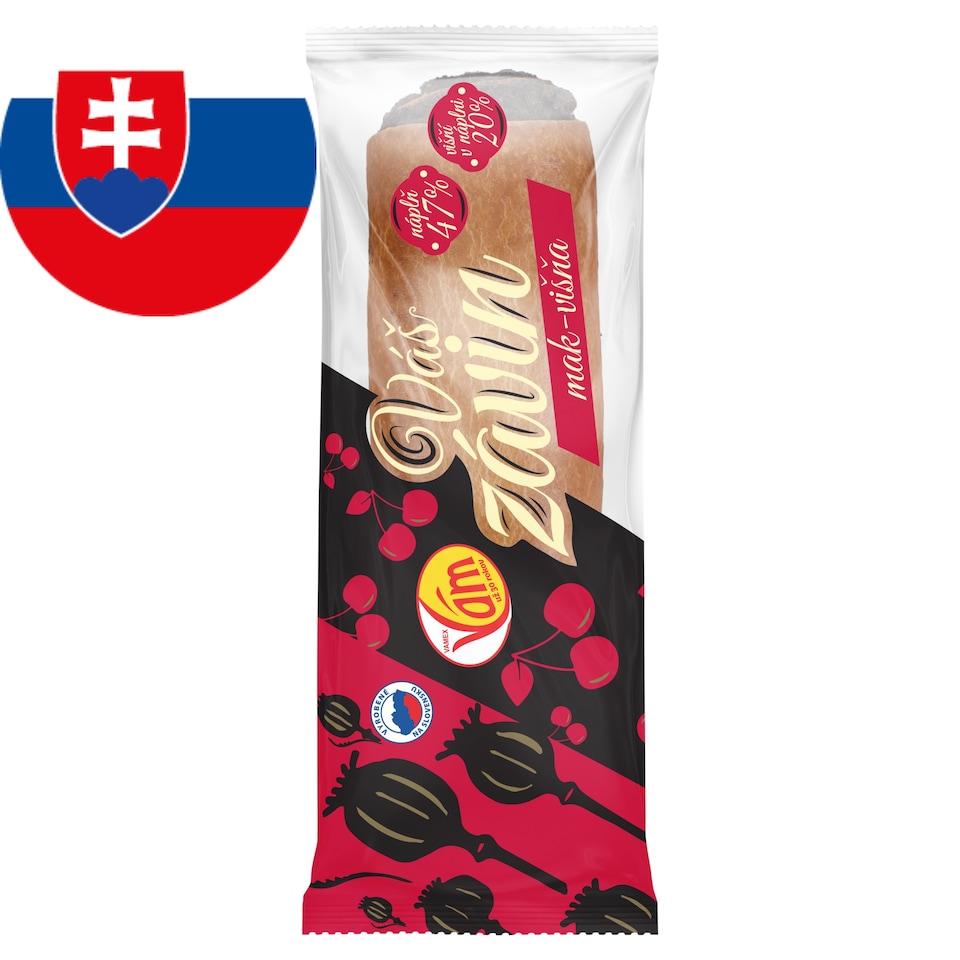 Vamex Váš závin s makovo-višňovou náplňou 400 g