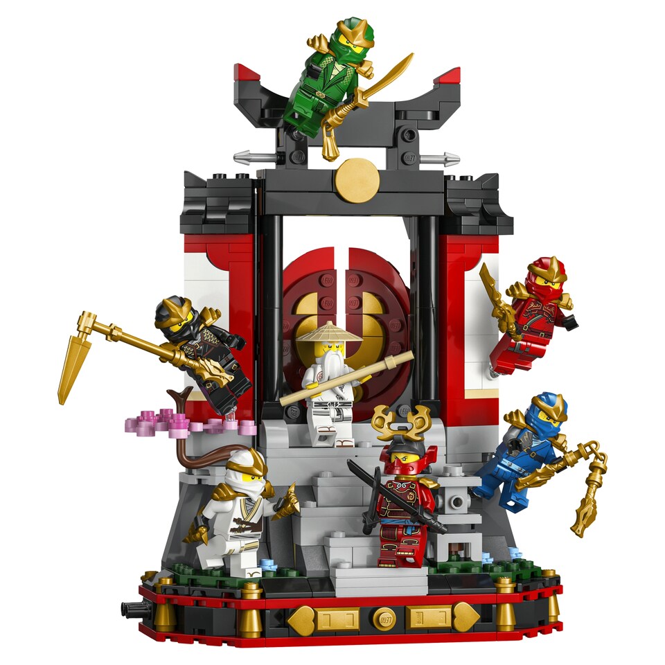 image 1 of LEGO NINJAGO 71866 Ninja Character Display 15th Anniversary