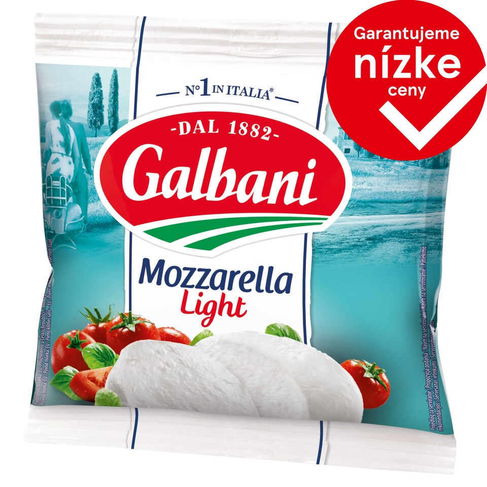 Galbani Mozzarella Light Steamed Soft Cheese 125 g