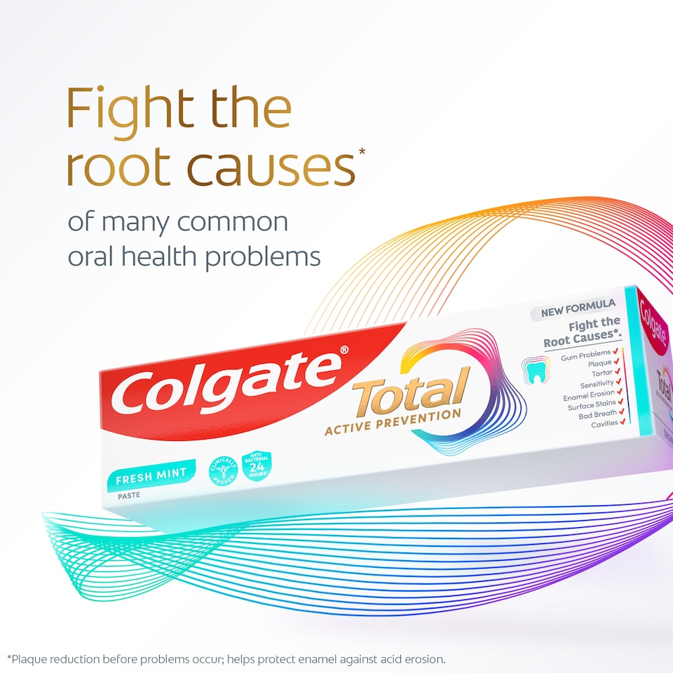 image 1 of Colgate Total Active Prevention Fresh Mint Toothpaste 125ml