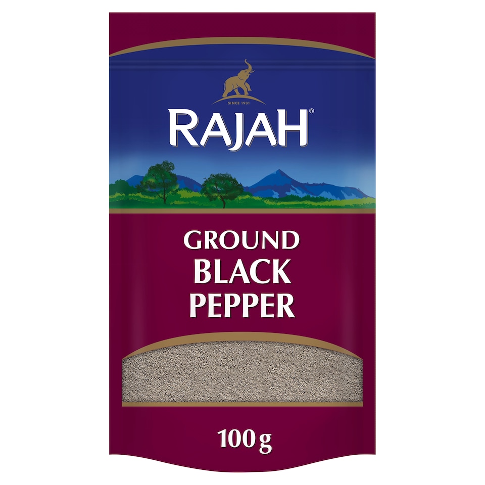 RAJAH GROUND BLACK PEPPER 100G