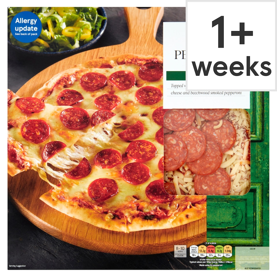 Tesco Pepperoni Pizza 280G