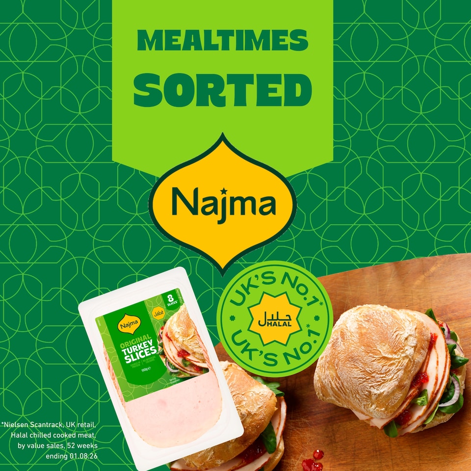 image 1 of Najma Halal  Sliced Turkey Breast 150G