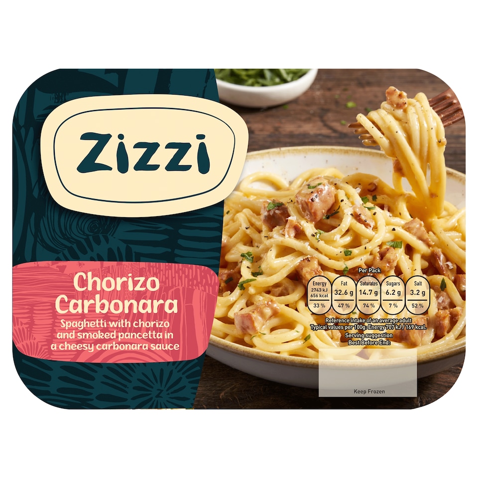 image 1 of Zizzi Chorizo Carbonara 400G