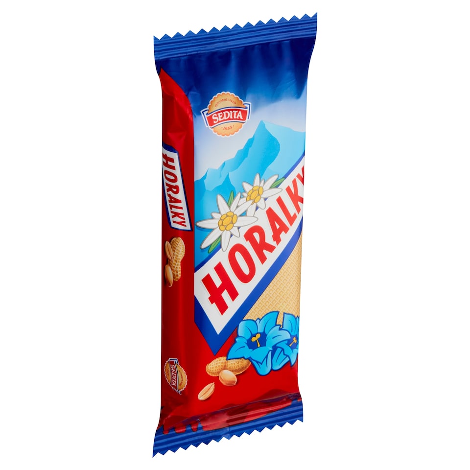 Sedita Horalky Oplatky s arašídovou krémovou náplní v kakaové polevě 50g
