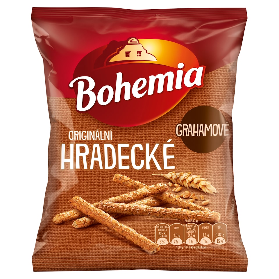 Bohemia Originální Hradecké tyčinky grahamové 90g