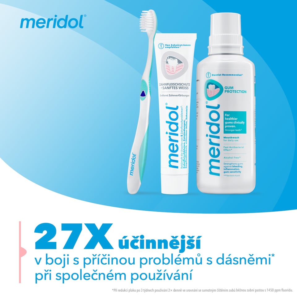 image 1 of meridol Gum Protection & Gentle White Toothpaste 75 ml
