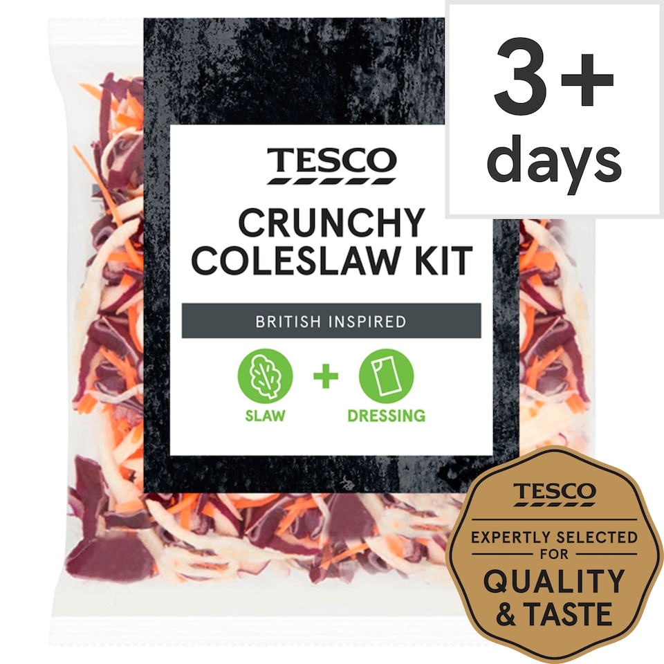 image 1 of Tesco Crunchy Coleslaw Mix 300G