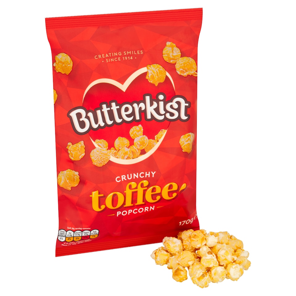 image 1 of Butterkist Toffee Popcorn 170G