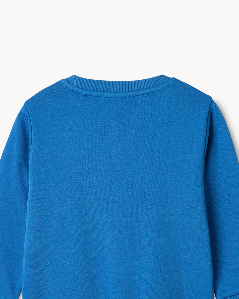 image 1 of Disney Mickey Mouse Cotton Rich Sweatshirt in Blue
