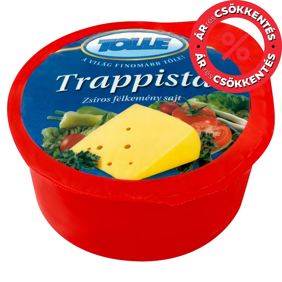Tolle zsíros, félkemény trappista sajt