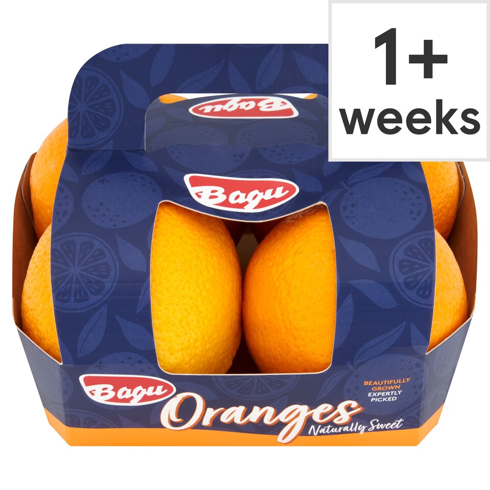 Bagu Naturally Sweet Juicy Oranges 4 Pack