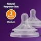 image 2 of Philips Avent Natural Response 1m+ Flow 3 Teats 2 Pack