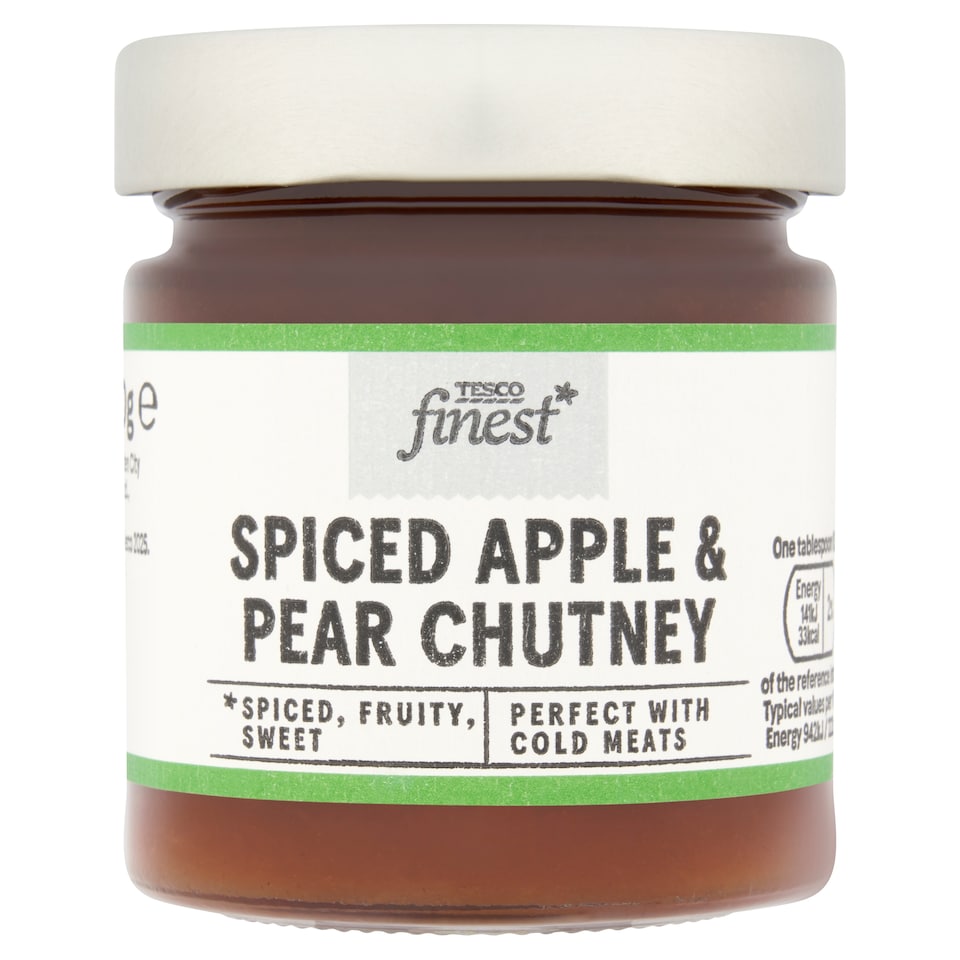 Tesco Finest Spiced Apple & Pear Chutney 220G