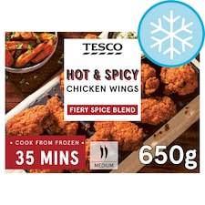 Tesco Hot & Spicy Chicken Wings 650G