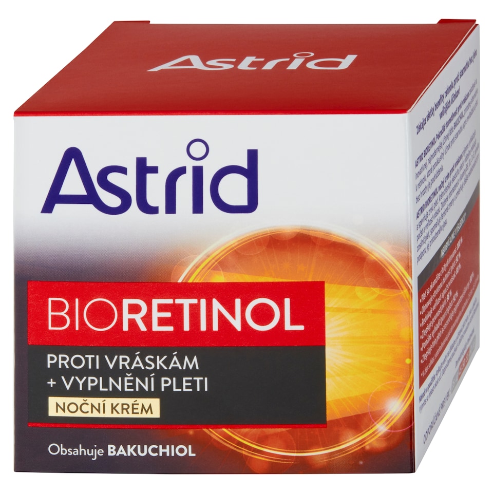 Obrázek 1 pro produkt Astrid Bioretinol noční krém proti vráskám + vyplnění pleti 50ml