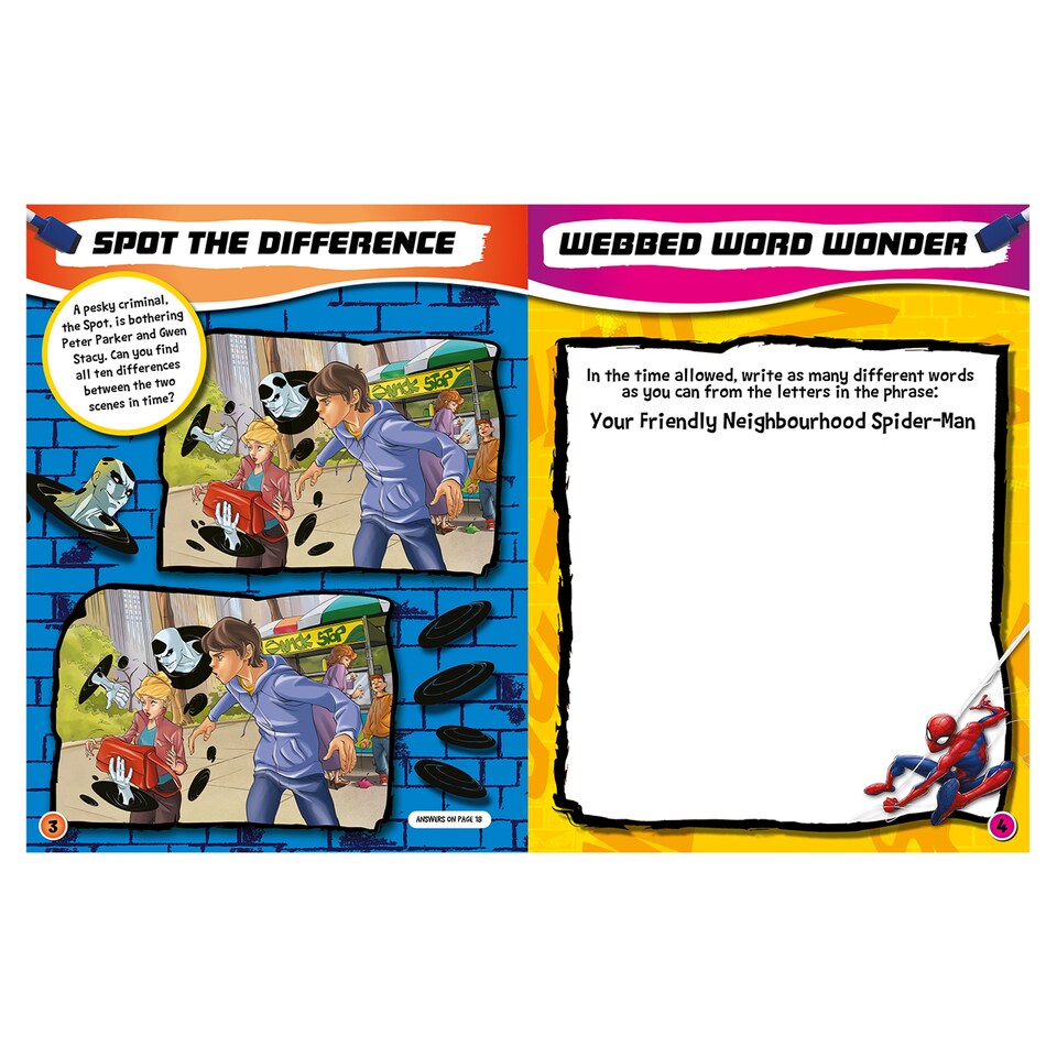image 1 of Marvel Spiderman Beat The Clock Activites