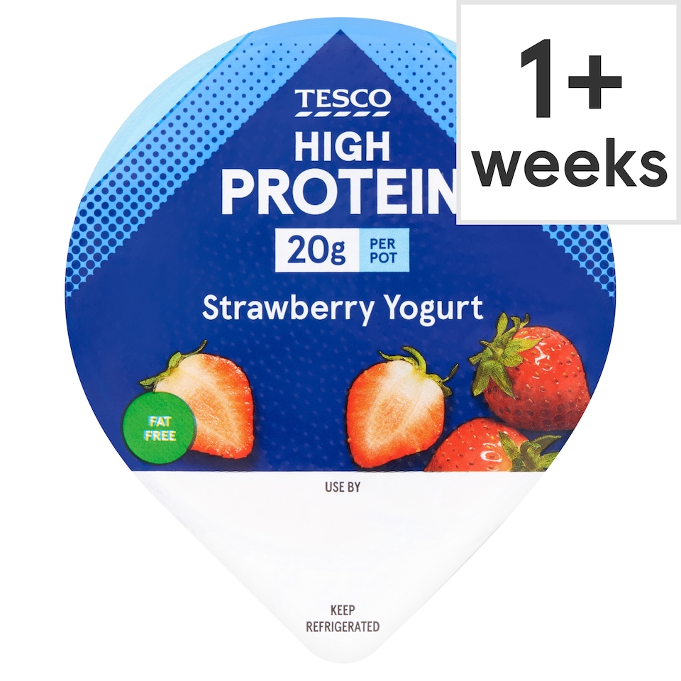 Tesco High Protein Strawberry Yogurt 209g