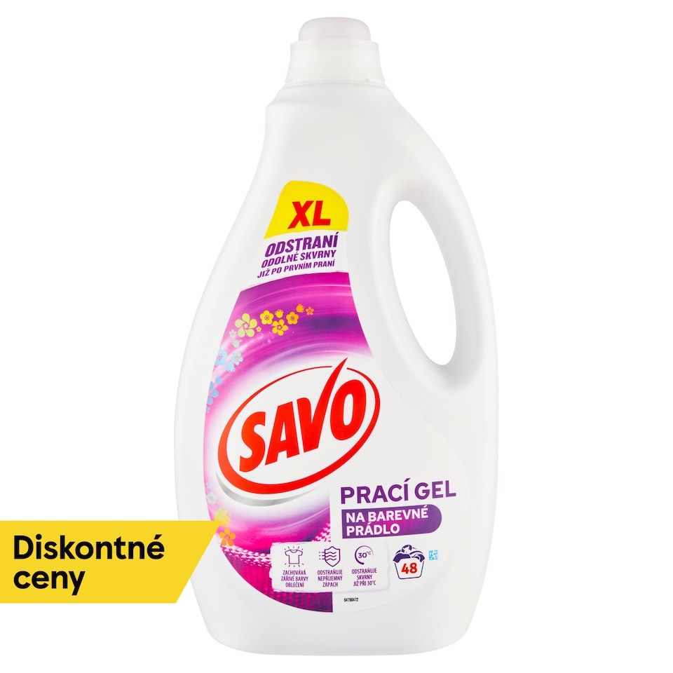 image 1 of Savo for Colored Clothes Washing Gel 48 Washes 2.4 L