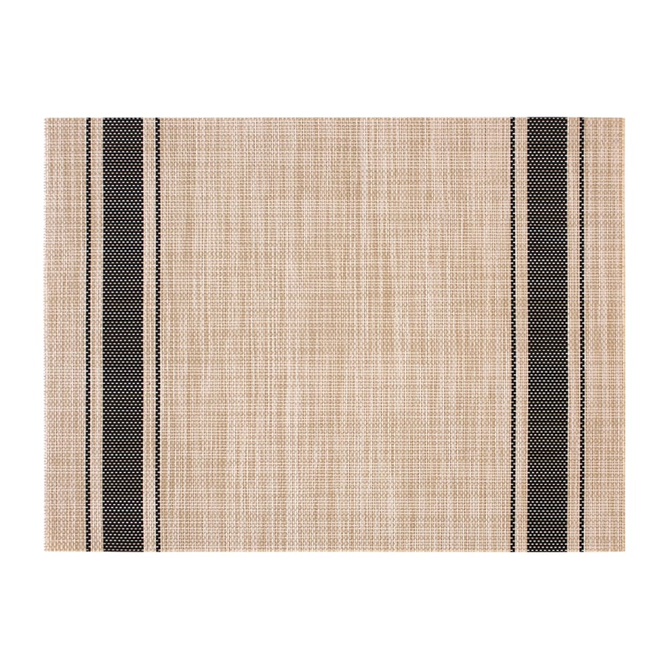 image 1 of F&F Home Rectangle Stripe Placemat 2 Pack