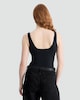 image 3 of F&F Contour Square Neck Bodysuit in Black