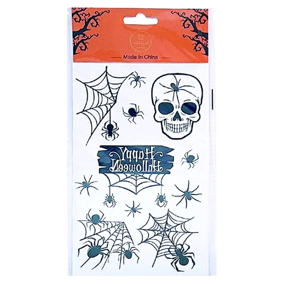 image 1 of Halloween Temporary Tattoos 12 x 21 cm