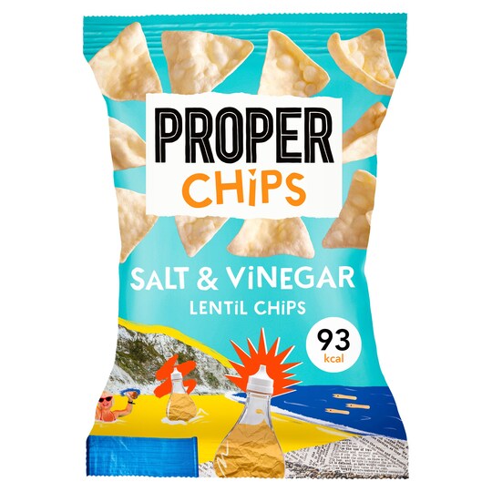 Properchips Salt & Vinegar Lentil Chips 20G