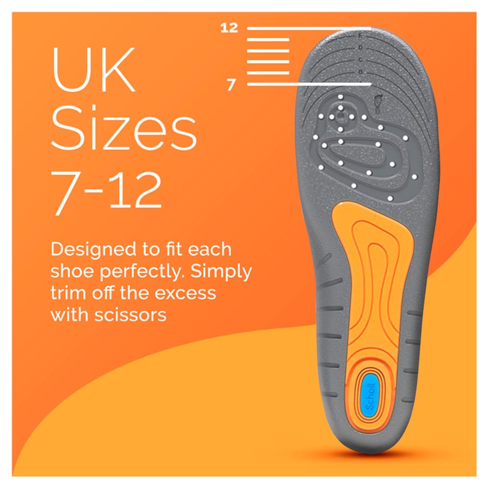 image 1 of Scholl Gelactiv Insole Work - Men