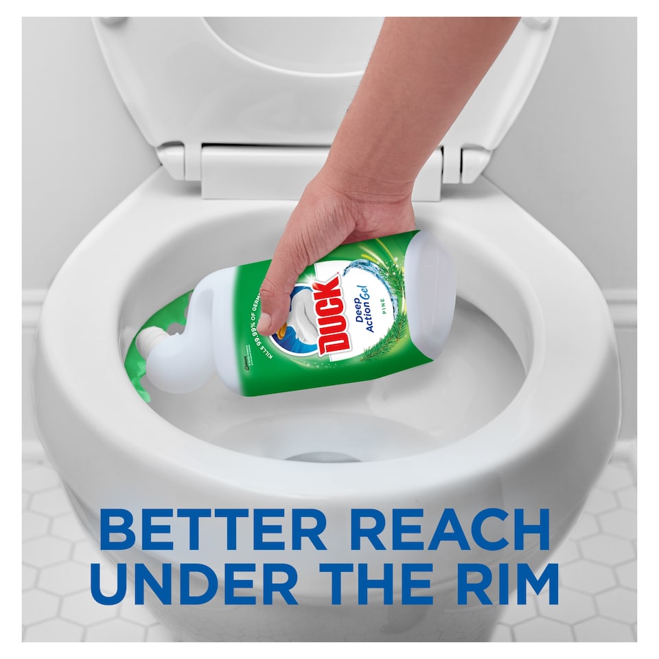 image 1 of Duck Toilet Deep Action Gel Liquid Cleaner - Pine 750ml