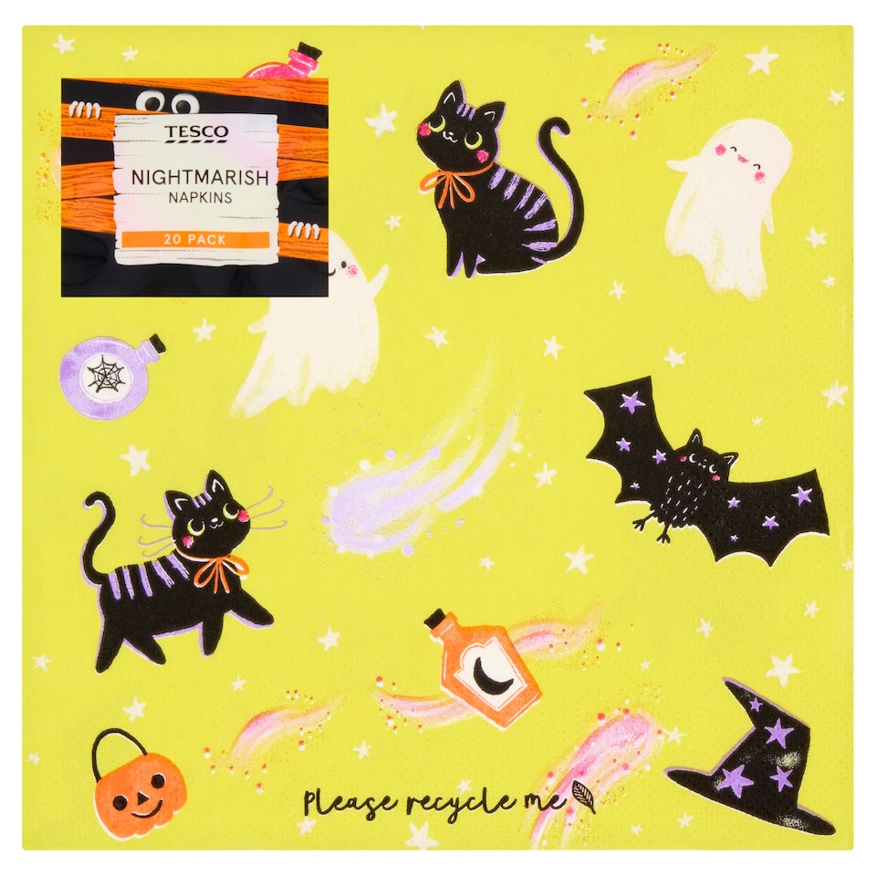 Tesco Halloween Napkins 20 Pack