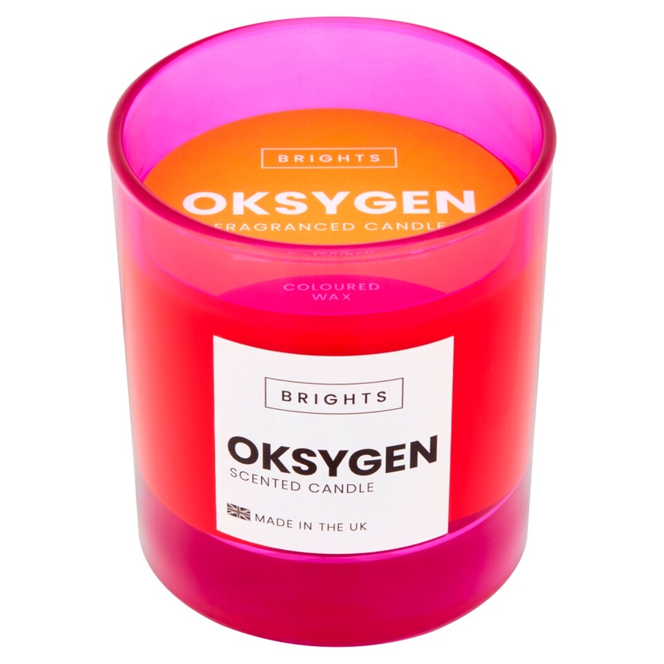Wax Lyrical Bright Pink Candle Oksygen 190G