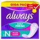 Obrázek 1 pro produkt Always Daily Fresh Normal, Se svěží vůní 76 ks