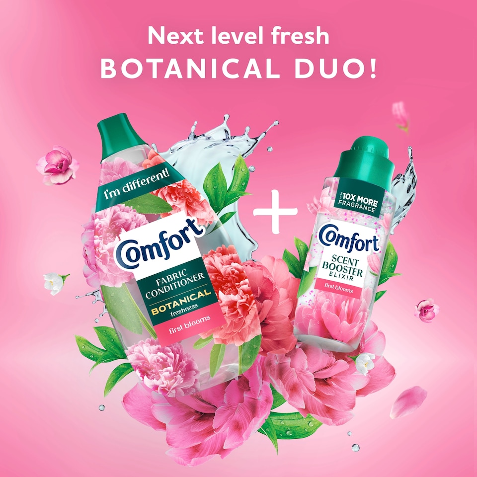 image 1 of Comfort Botanical First Blooms Fabric Conditioner 64 Wash 960ml